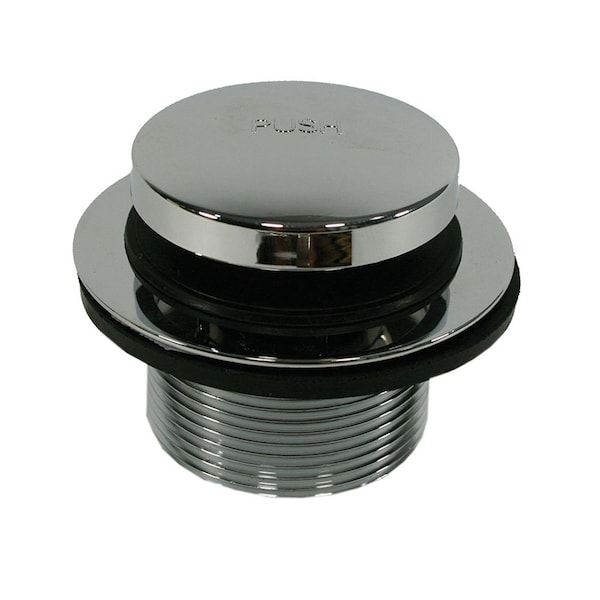 Polished Stainless Toe Touch Tub Drain
